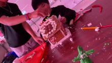 Energy Efficient Gingerbread House Building